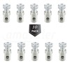 amavoler 10Pcs Universal Clutch Brake Throttle Cable Ends Stops 1/8"