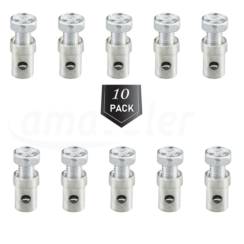 amavoler 10Pcs Universal Clutch Brake Throttle Cable Ends Stops 1/8"