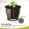Robert Allen by Headwind - Ironstone Vanhorne Glazed Metal Planter
