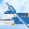Dasqua 0-12''/0-300mm Digital Caliper Measuring Tool IP54 Stainless Steel Micrometer
