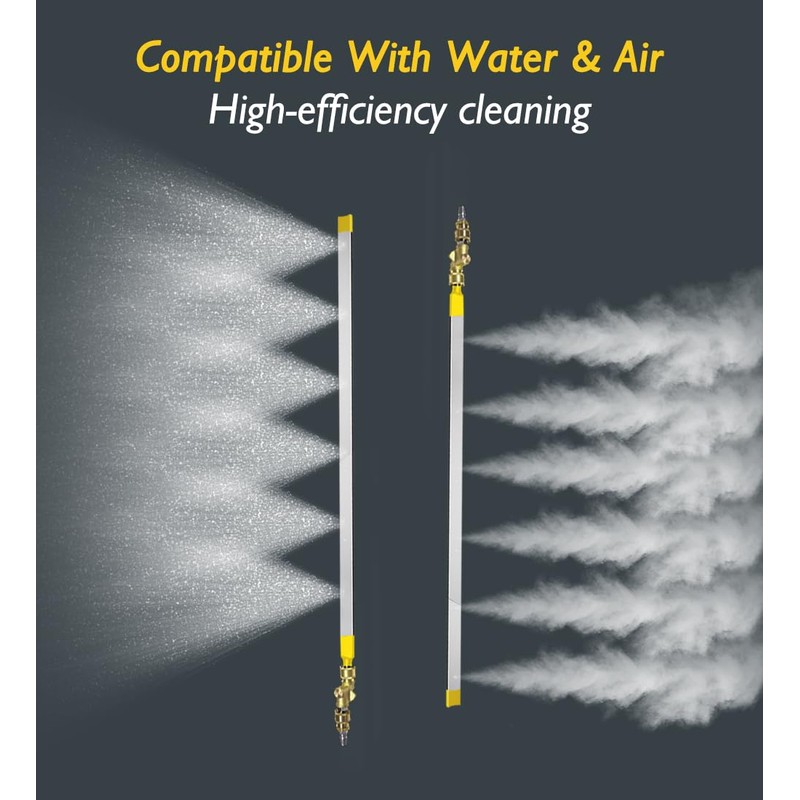 LFMUFNO 100cm/40in Radiator Cleaning Wand - Over 2000PSI Portable Pressure