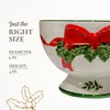 Spode Christmas Tree 6-Inch Ribbon Nut Bowl - Decorative Serving