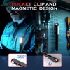 Pen Light Flashlight, 800 Lumens LED Pen Flashlights Rechargeable 6