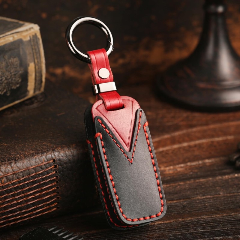 smasol Compatible WR-V Key Cover Freeze Genuine Leather New Fit
