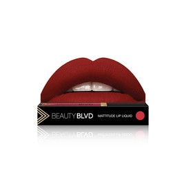 BEAUTYBLVD Mattitude Liquid Lips, Cruelty Free Matte Lip Gloss, Vegan Make Up – Damn Fine