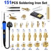 AOBOPLE Soldering Iron Tips for Threaded Inserts Set Include 90W