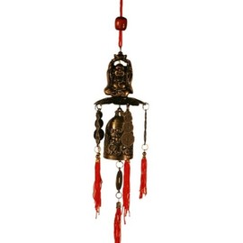 Brass Feng Shui Wind Chime for Home Garden & Car WIN075
