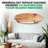 COR Surf Surfboard Wood Rack for Long Boards and Short