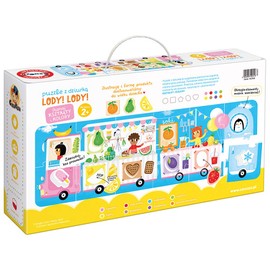 Bright Junior Media Puzzle z dziurkÄ Lody! Lody!