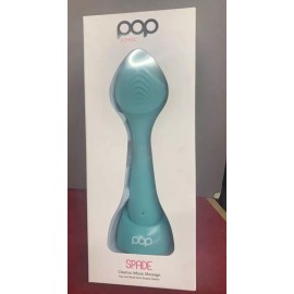 PopSonic Pop Sonic Spade Face & Neck Sonic Beauty Cleansing Device Infuse Massage  Teal