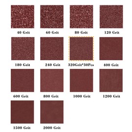 SPEEDWOX 30 Pcs Hook and Loop Triangle Sandpaper 320 Grit 80mm 3-1/8 Inches for Oscillating Multi Tool Detail Sander Sanding Discs Triangle Sanding Pads