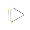 LannuMet Musical Steel Triangle Percussion Instrument with Striker，6 inch