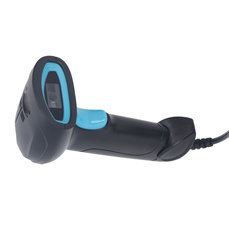 Wired Barcode Scanner High Accuracy Quick Response Smart Voice QR