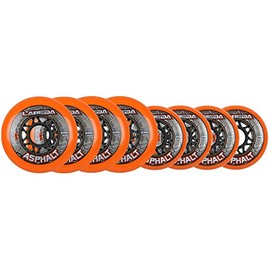 Labeda Wheels Inline Roller Hockey Gripper Asphalt Outdoor Orange 72/80mm Hilo
