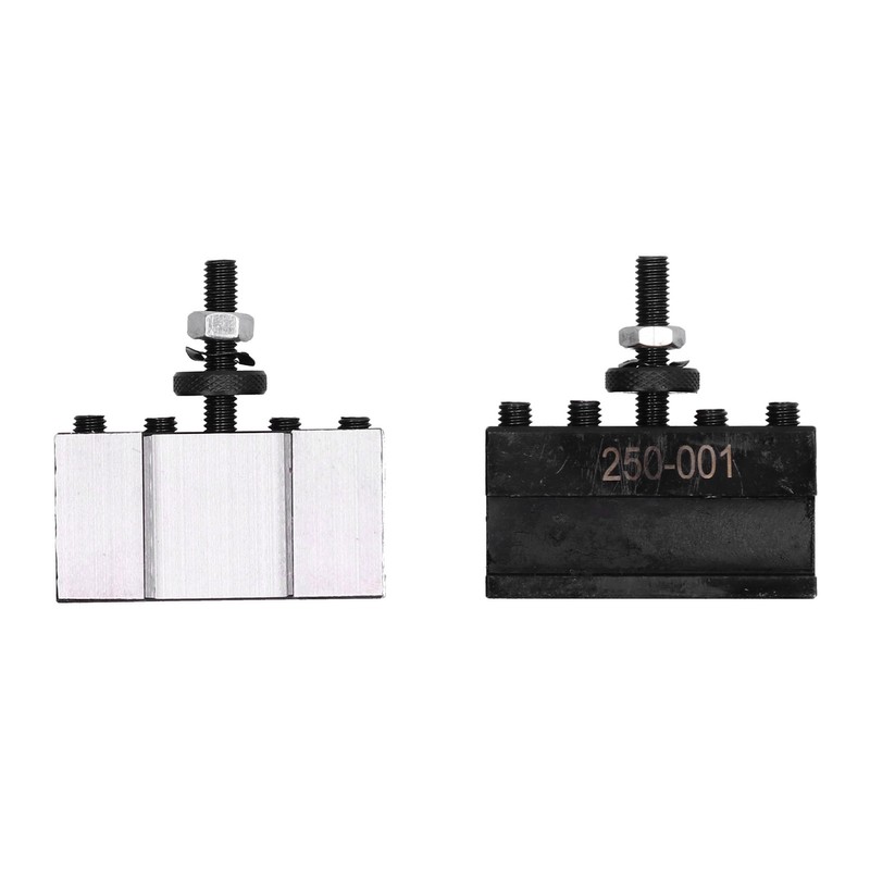 2Pcs Tool Post Holder Turinng Facing Boring Piston Wedge Hardware