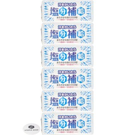 Ako Anami Salt Salt Supplement After Sweating 0.4 oz (12 g), Set of 6