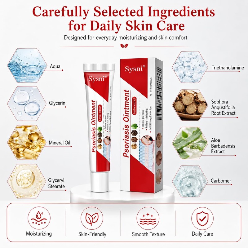 Sysni Herbal Moisturizing Cream, Lightweight Botanical Formula for Daily Skin