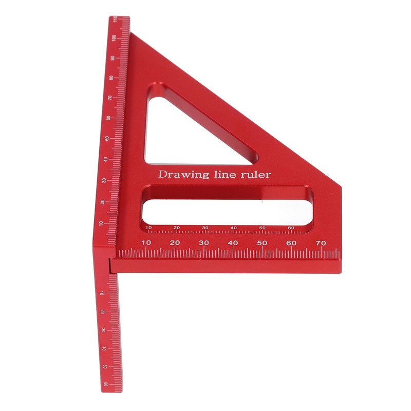 3D Multi Angle Measuring Ruler 45 90 Degree Aluminum Alloy