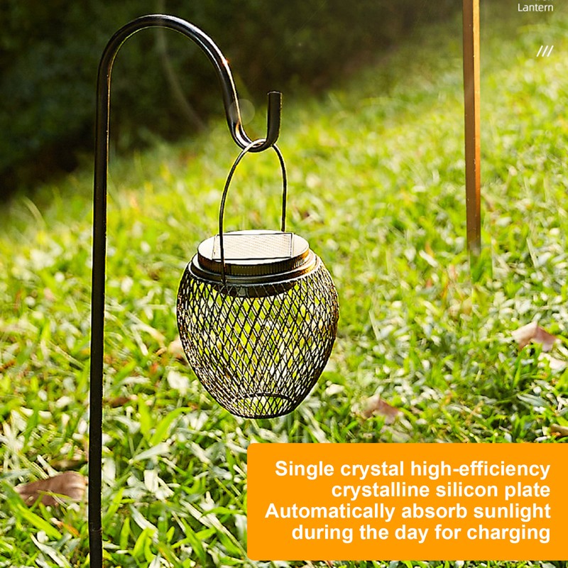Solar Lantern Outdoor Solar-powered Pendant Light Garden Courtyard Landscape Light