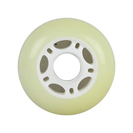Player's Choice Inline Skate Wheel Multi Use 70mm 85A White Outdoor (Single)