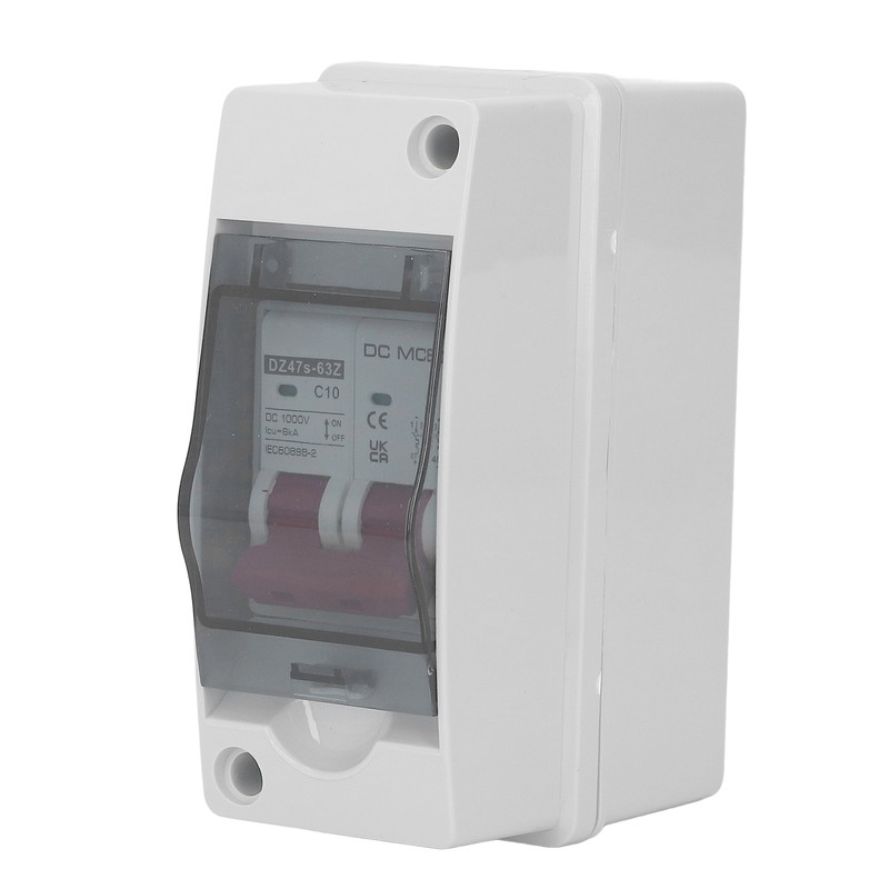 2P DC Circuit Breaker IP65 Waterproof Miniature DC Isolator Switch