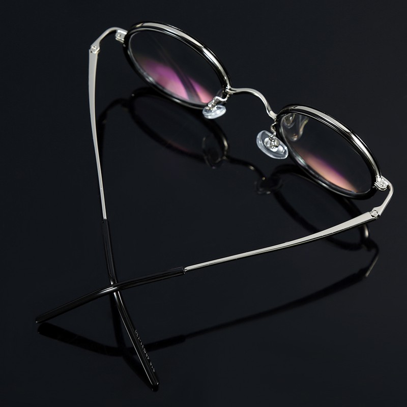 Retro Round Resin Lightweight Magnifying Presbyopic Reading Glasses Fatigue Relieve