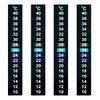 Lotsdonxia 4 Pcs Stick-On LCD Thermometer Strips Easy Monitoring Accurate