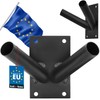 KOTARBAU Flag Holder 2-Way Screwing Flagpole Holder Flag Pole Flag
