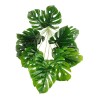 WX 75cm Monstera18hojas Planta Artificial Decoracion Con Maceta