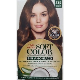 SC Tinte Soft Color Wella Sin Amoniaco Tono 535 Castaño Arabica
