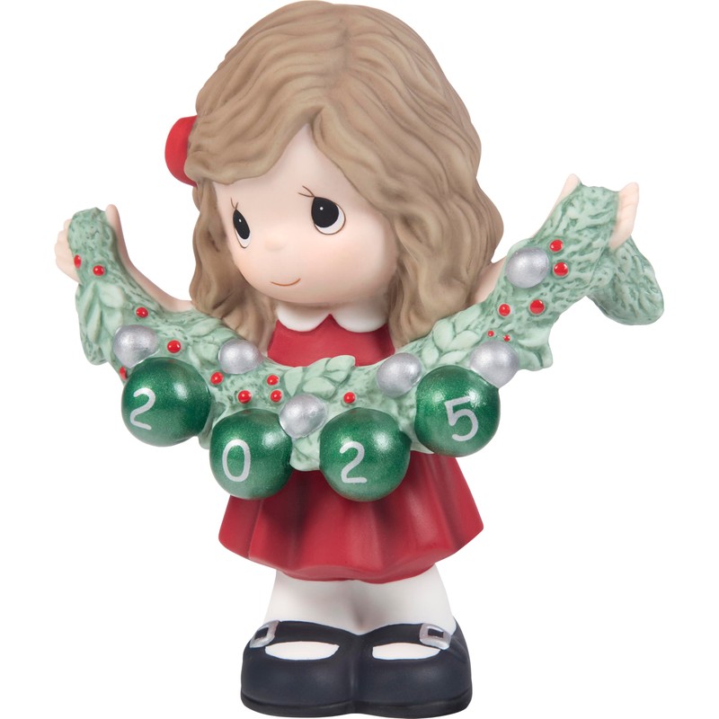 Precious Moments 251001 Deck The Halls 2025 Dated Girl Bisque