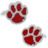 肉球 paw レッド 犬 ネコ カフス カフスボタン カフリンクス n00038