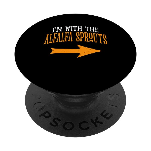 I'm With Alfalfa Sprouts Halloween Costume Funny Couples PopSockets Swappable