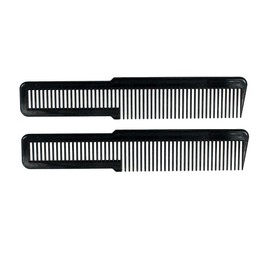 8in Plastic Klipper Comb - Black