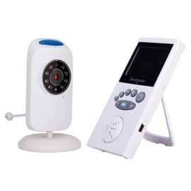 Ayaprak Baby Monitor – Wireless Video Baby Monitors with Infrared Night Vision & Room, Temperature Sensor Monitoring, Digital Camera Audio, Timer, Two Way Talkback, Lullabies, Ambient Blue Light