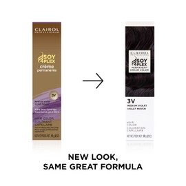 Clairol Professional Crème Permanente, 3V Medium Violet, 2 oz. - Packaging May Vary