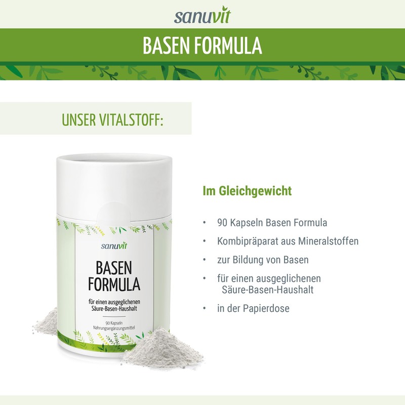 Sanuvit Basen Formula 90 Capsules – Pure Product Direct from