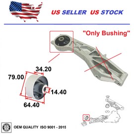 2MPLASTIC Rear Differential Arm Bushing For Toyota 2003-2010 Sienna 4WD AWD 52380-45030