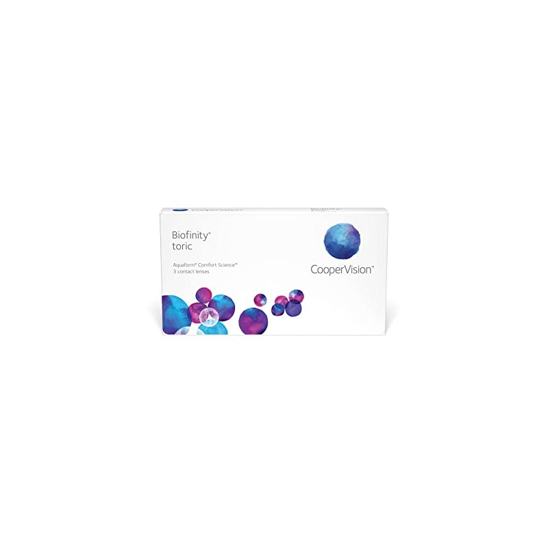 Biofinity Toric Monthly Lenses Soft Pack of 3 / BC