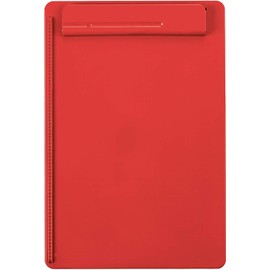 MAUL MAULgo Clipboard A4 Recycled Sustainable Writing Board in A4 Format High-Quality Modern Writing Case Made of 85% Recycled Plastic Clipboard Awarded Blue Angel Red