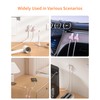6-Pack Pink Cable Organizer Clips, Magnetic Cable Holder, XOVRAETH Strong
