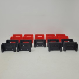 Fits Craftsman 20v Battery Holder Red Black 9 of Each Organizer