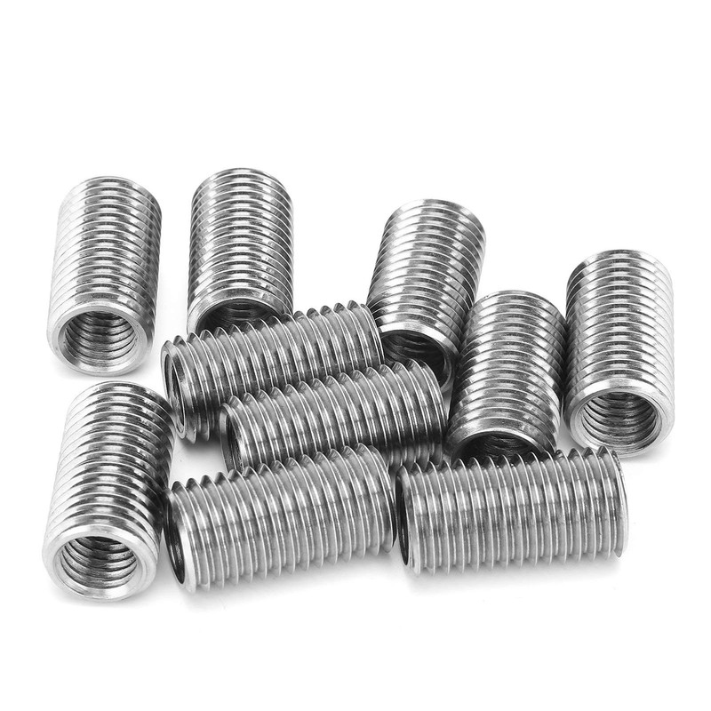 Leopacat Pieces Thread Insert Reducing Nut, Self-Tapping Thread Adapter M8