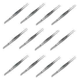 SURGICAL ONLINE 12pcs DEBAKEY ATRAUMATIC Forceps CLAMP 12Stainless Steel Premium Quality ENT Medical Instruments