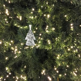 Angel Nativity Ornament, Decorative Holy Family Christmas Tree Accessory, Religious Keepsake Gifts, 3 Inches