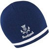 Ranks Mens/Womens Scotland Thistle Beanie HAT - Navy/White