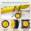 Yes4All Kayak Cart U-Shape Aluminum, 200lbs Capacity Kayak Dolly with