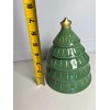 Target Bullseye 7 in Green Christmas Tree Candy Jar Treat