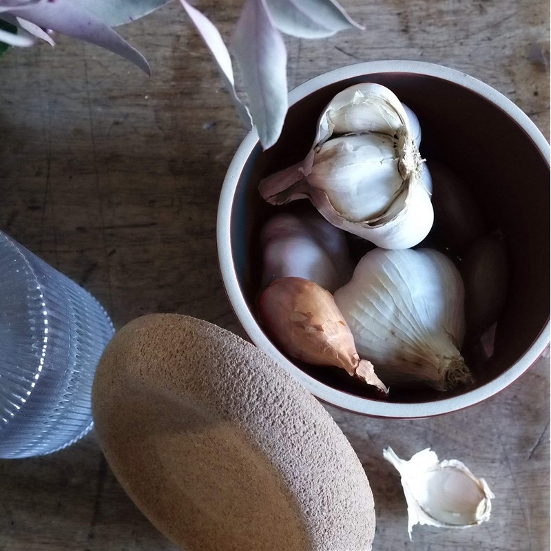 Emile Henry 1.1 Qt. Garlic Pot | Clay