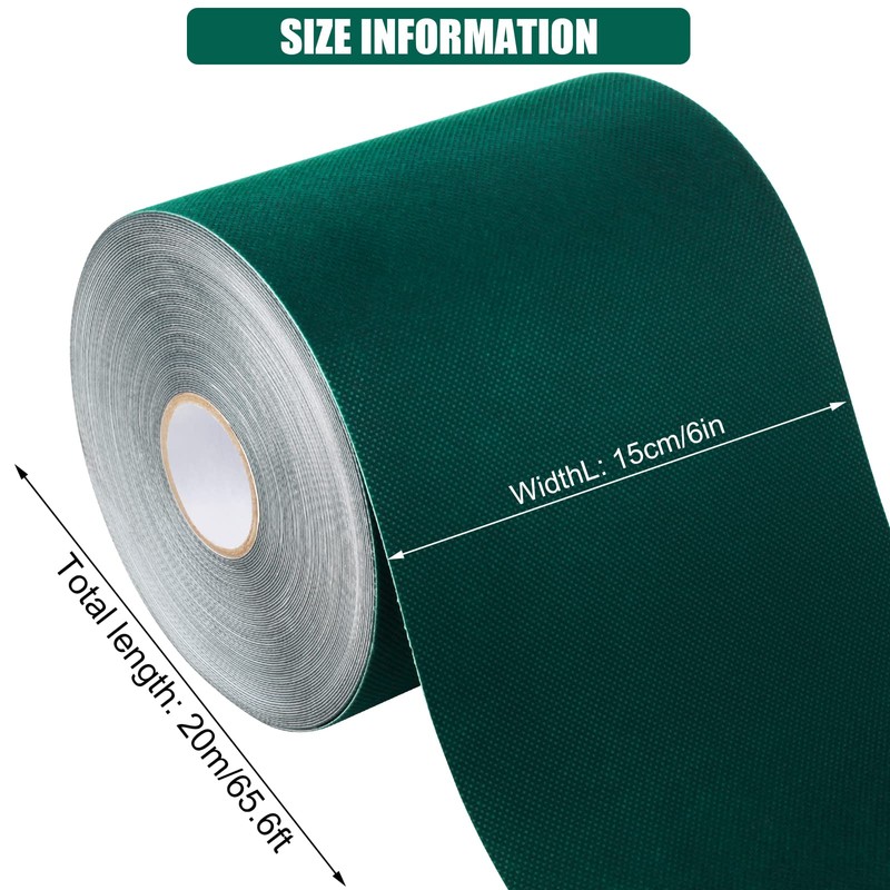 Artificial Grass Turf Tape 6InX65.6Ft Self Adhesive Single-Sided Rug Tape